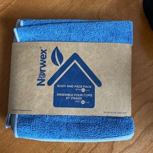 Norwex Body and Face Pack Blue with Gray-Set of 3